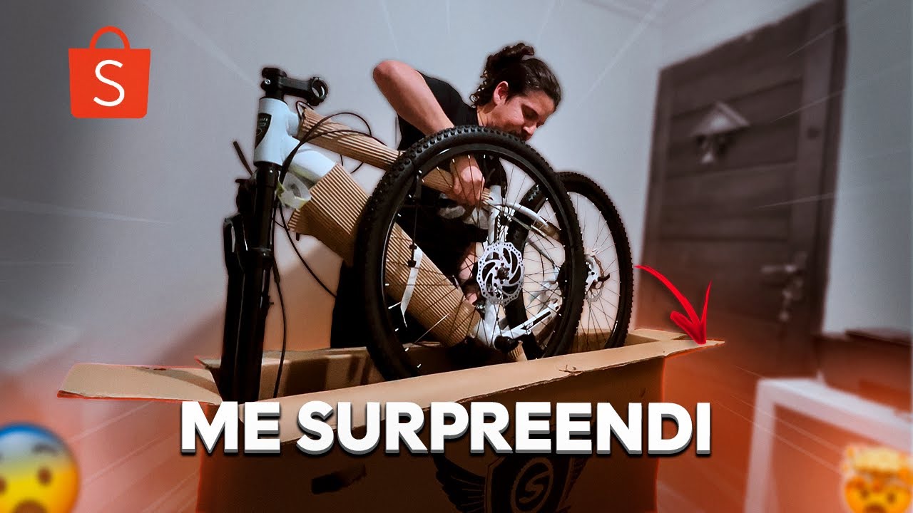 Comprei uma BIKE da SHOPEE – Unboxing + Preço e a VERDADE que descobri