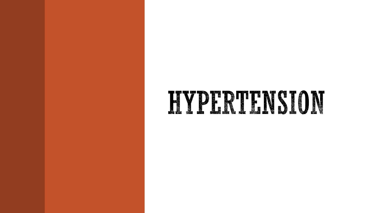 Hypertension - Exercise Prescription