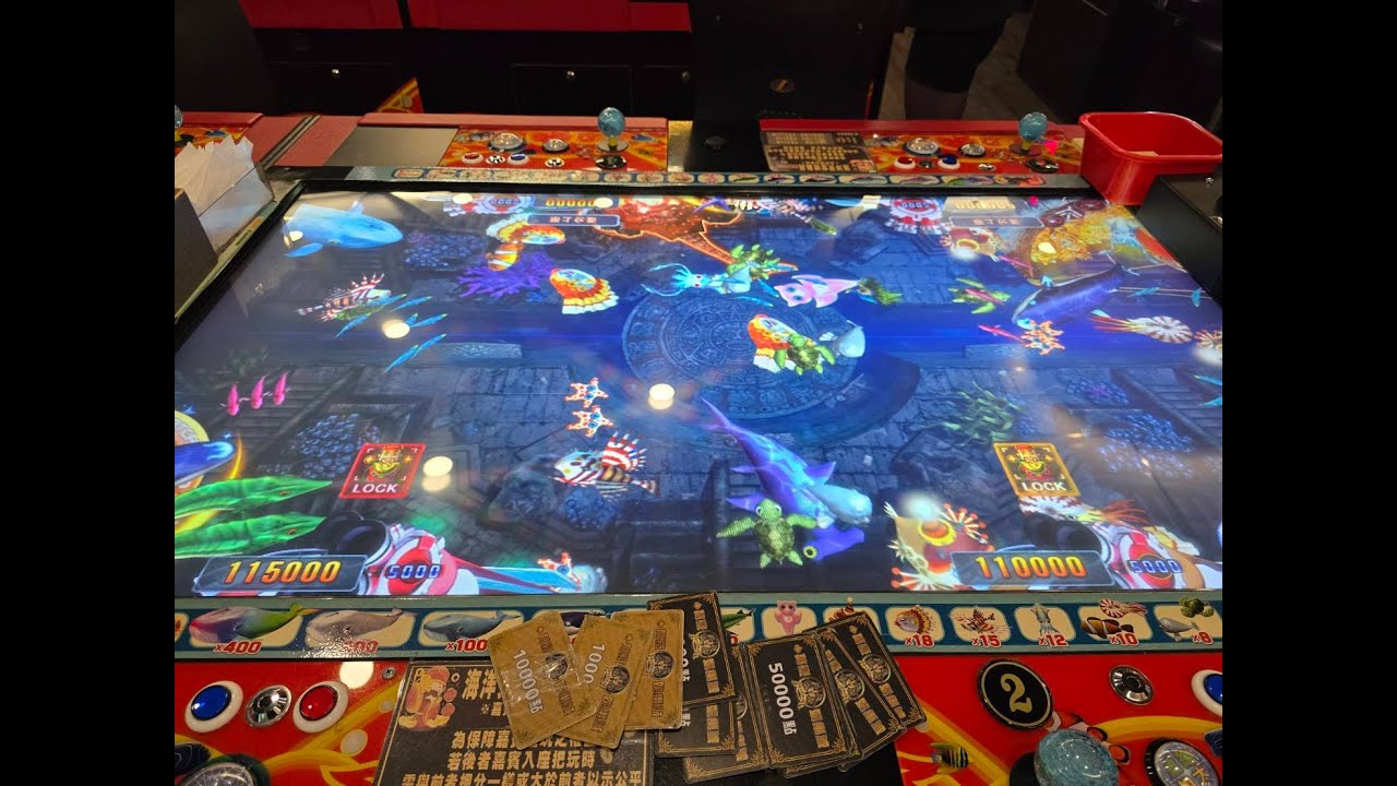 遊藝場 財神 魚機 昨天直接咬40萬 今天不會在那麼硬了吧??