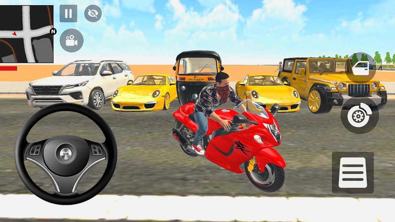 Mr Franklin Purchased Golden Porsche And maked Golden era with Hayabusa in cars game 