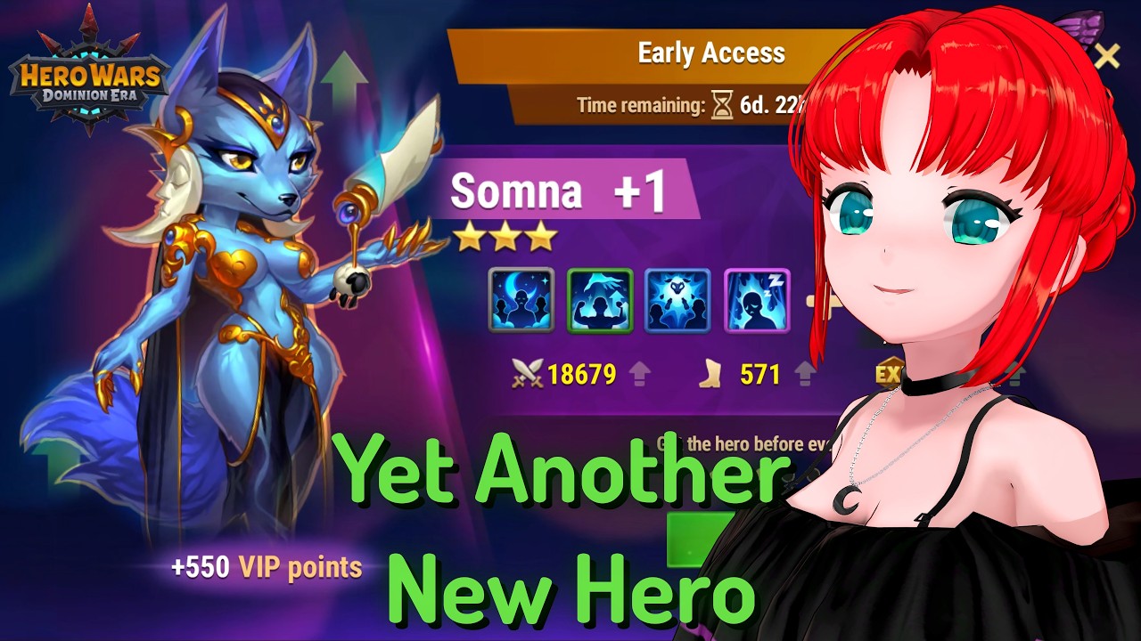 Somna is Coming and Her Early Access is Now Available &mdash; Hero Wars: Dominion Era