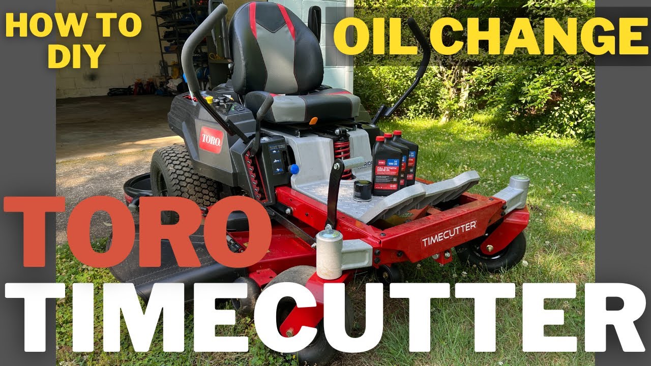 Замена масла Toro TimeCutter
