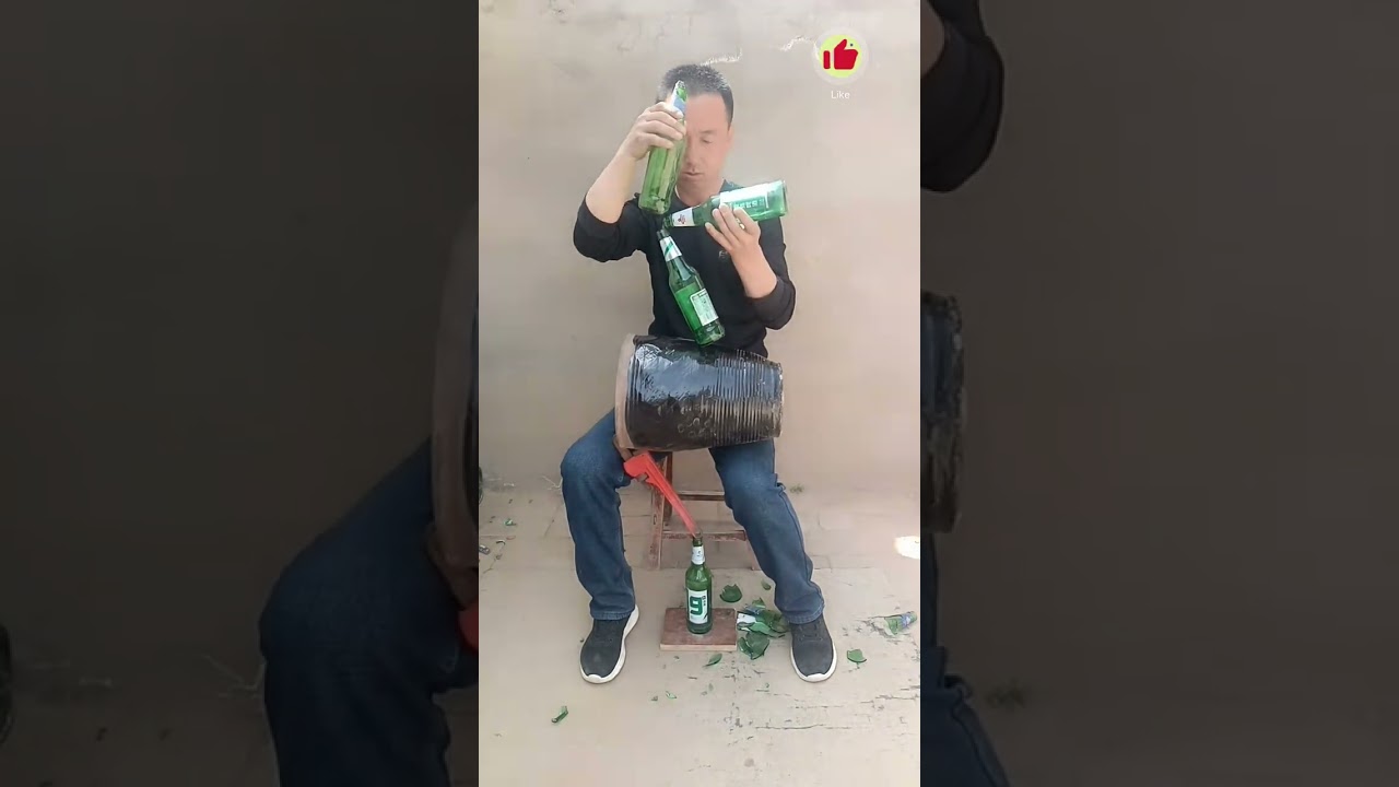 Extreme act of Balancing Elements EP070423 #shorts #rockbalancing