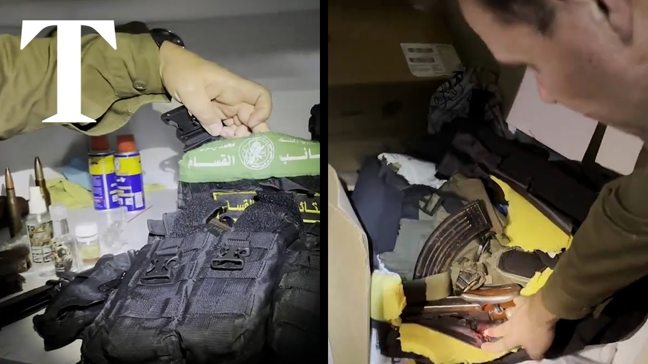 IDF releases video claiming to show Hamas weapons at al-Shifa hospital
