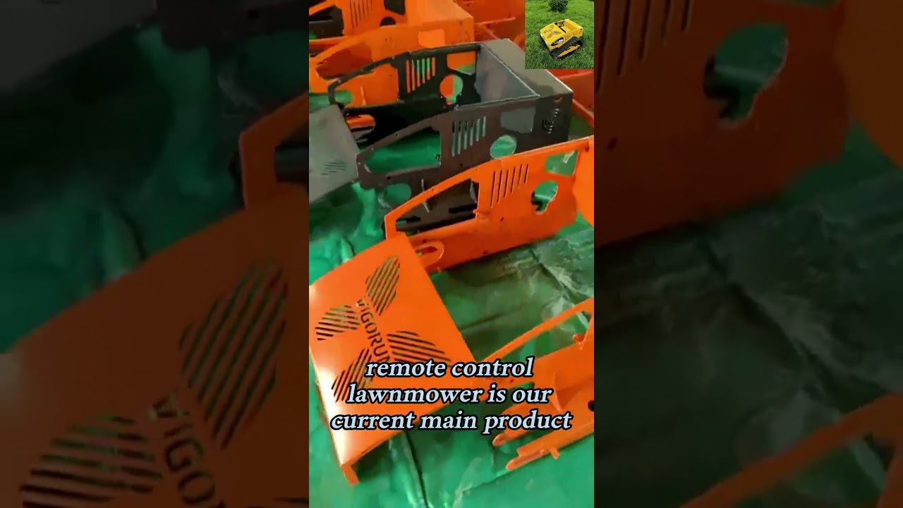 benzinemotor 500 mm maaibreedte laag stroomverbruik maaier met afstandsbediening en rupsen