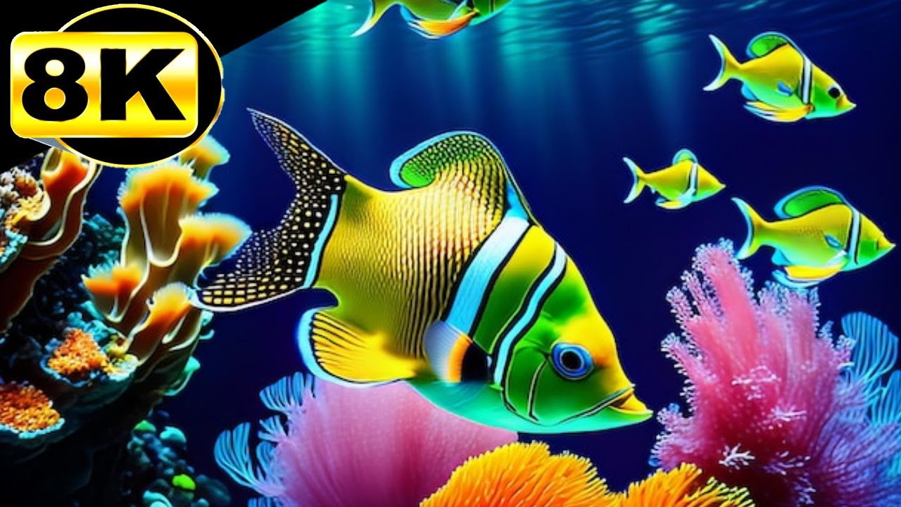 🐬Mar em Paz: Música de 🎵Piano com Imagens Subaquáticas em Alta Definição💦