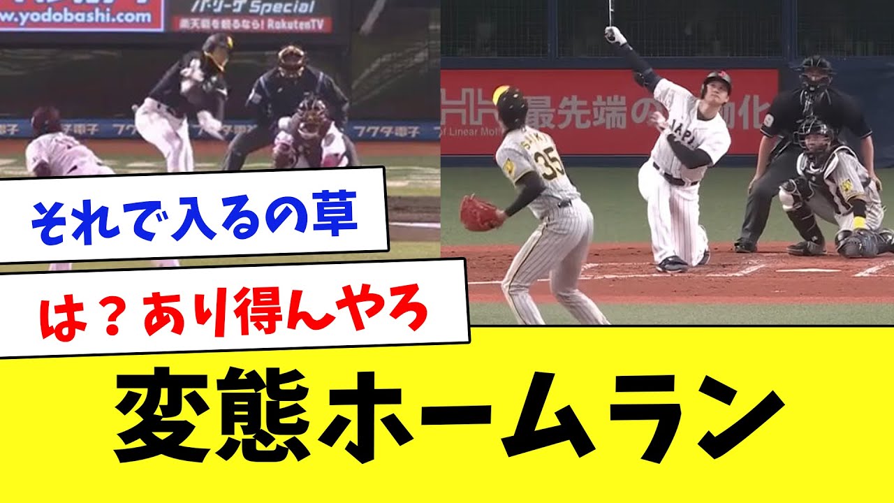それが入る！？意味不明すぎる変態ホームランをまとめてみた…www