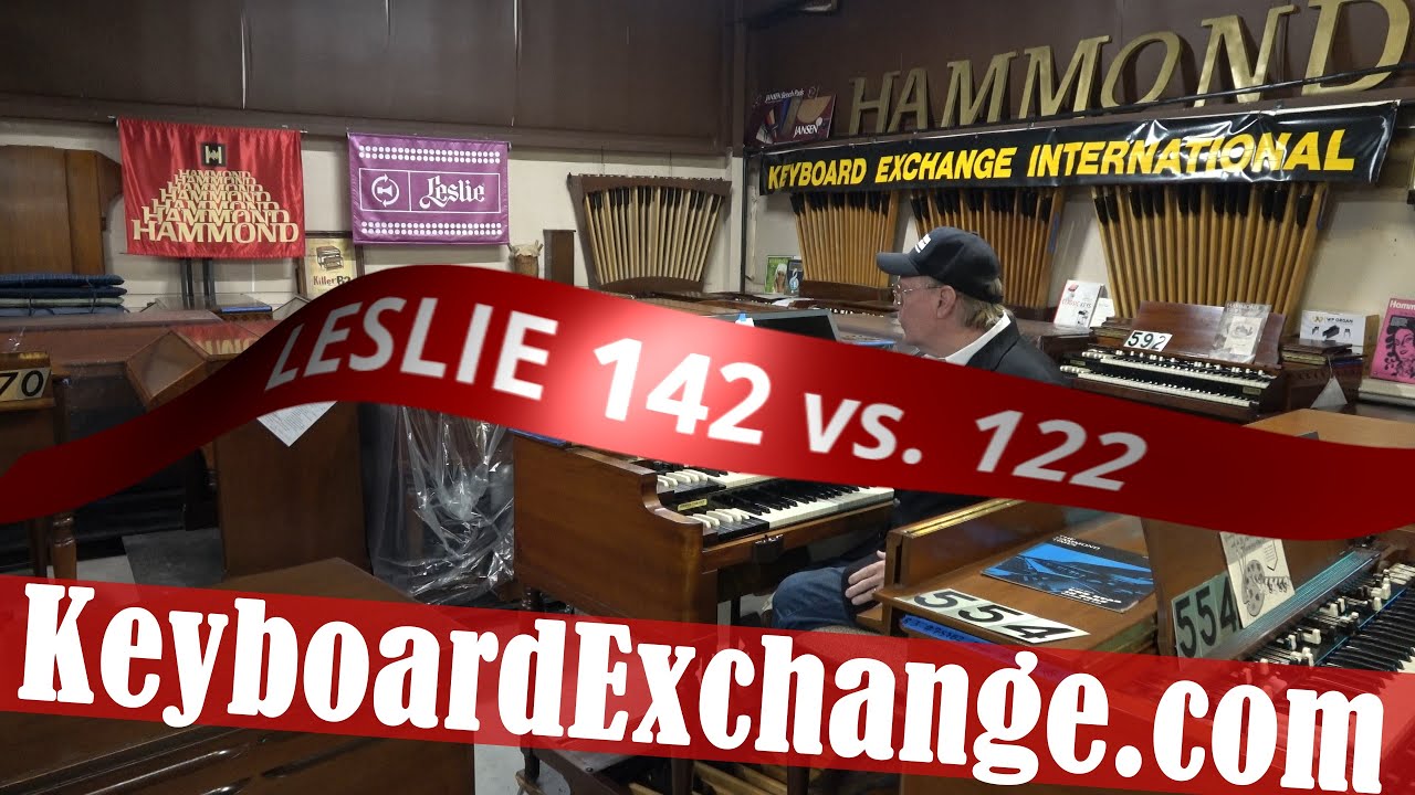 #618 Hammond B3 / Leslie demo 142 Leslie vs  122 Leslie. For our customer in Australia.