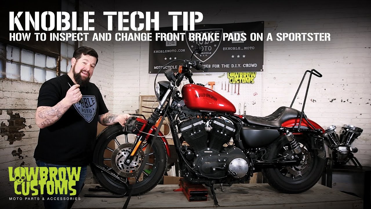 Knoble Tech Tips: How To Inspect and Change Your Front Brake Pads On A Harley-Davidson Sportster
