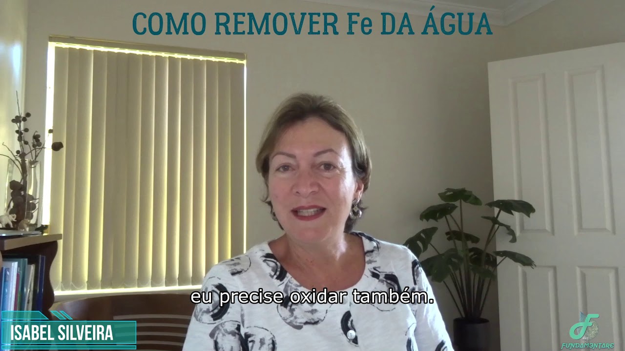 Como remover ferro da água