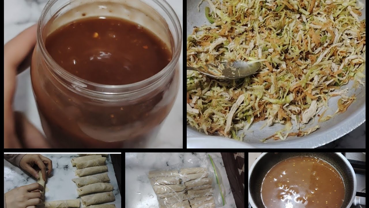 رمضان میں ہر دل کی پسند چکن سپرنگ رول! اور محتلف چاٹس کی جان کھٹی میٹھی چٹنی 😋 بہت ہی آسان ریسیپی 🤗 