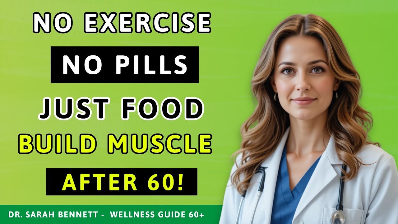 8 Foods That Build Muscle After 60 While You Sleep – Backed by Science! | Dr. Sarah Bennett