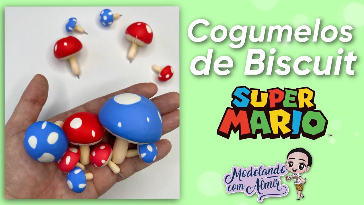 Cogumelos de Biscuit | Super Mário Bros @Almir Nascimento