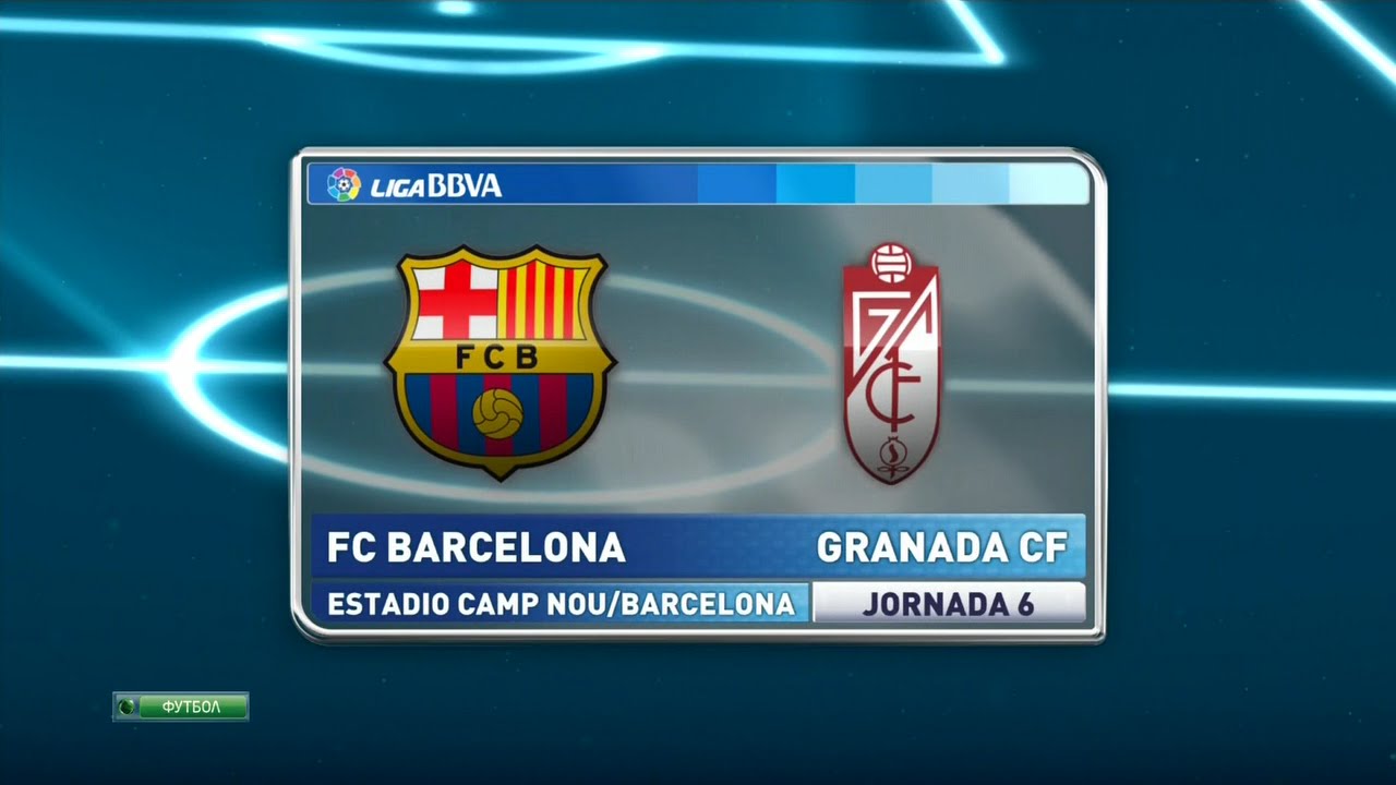 La Liga 2014-15, Barca - Granada (Review, HD, RU)