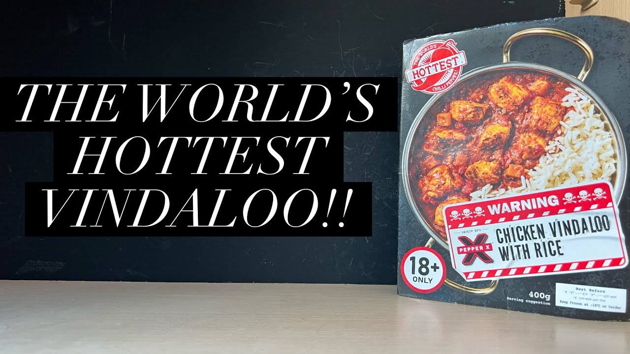 Iceland Pepper X Chicken Vindaloo With Rice Review , Warning HOT , Pepper X World's Hottest Chilli