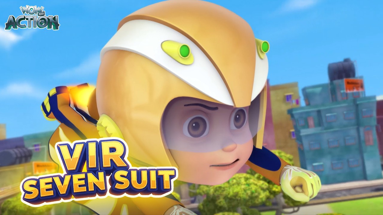 Vir The Robot Boy | Vir Ne Bachaya Airplane Ko Girne Se | Vir Seven Suit Compilation | Wow Action