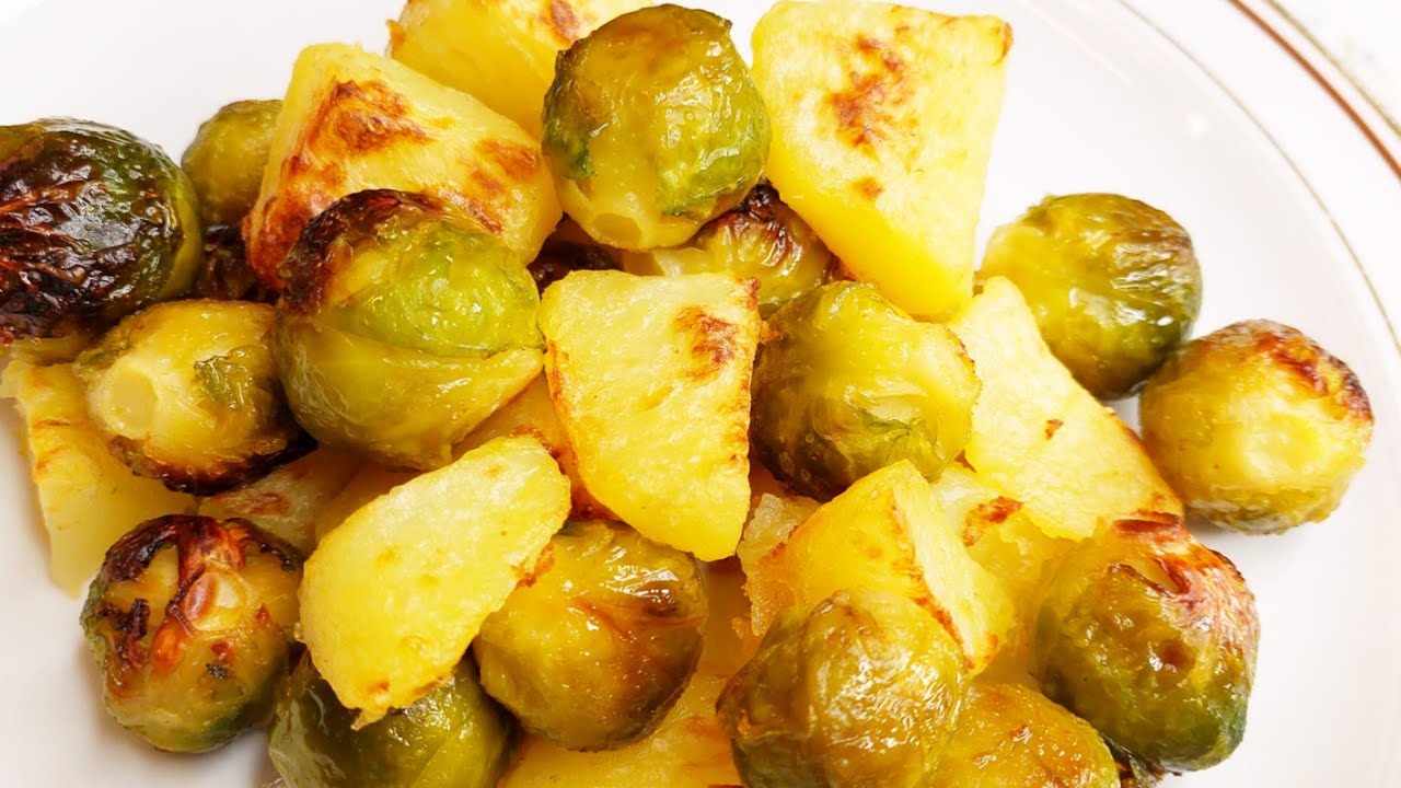 Cavoletti di Bruxelles e Patate al forno *semplicissimo*