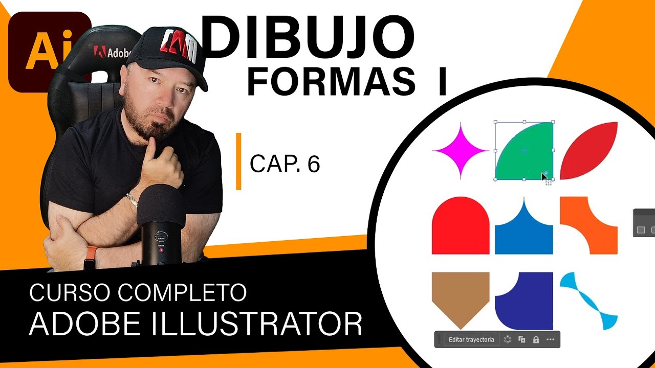 ILLUSTRATOR - Formas básicas y atajos - Ep. 6 - Tutorial Illustrator