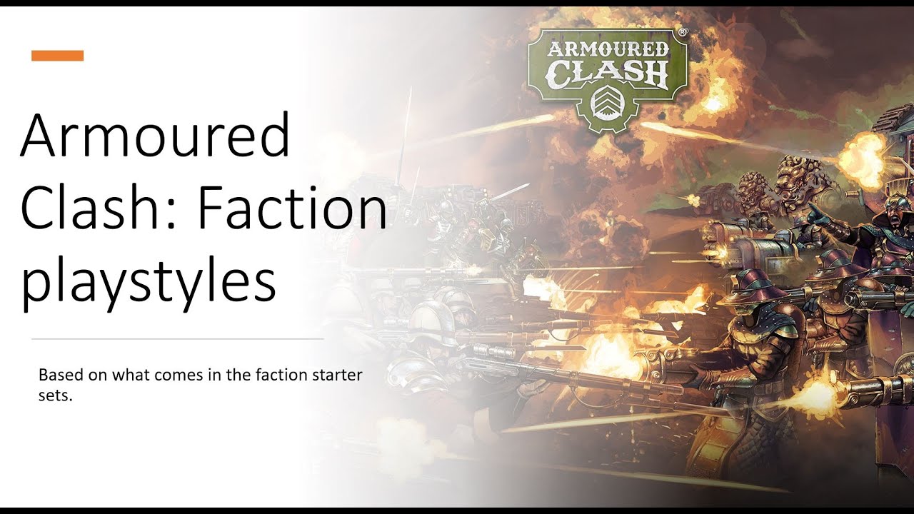 Armoured Clash: руководство по стилю игры за фракции