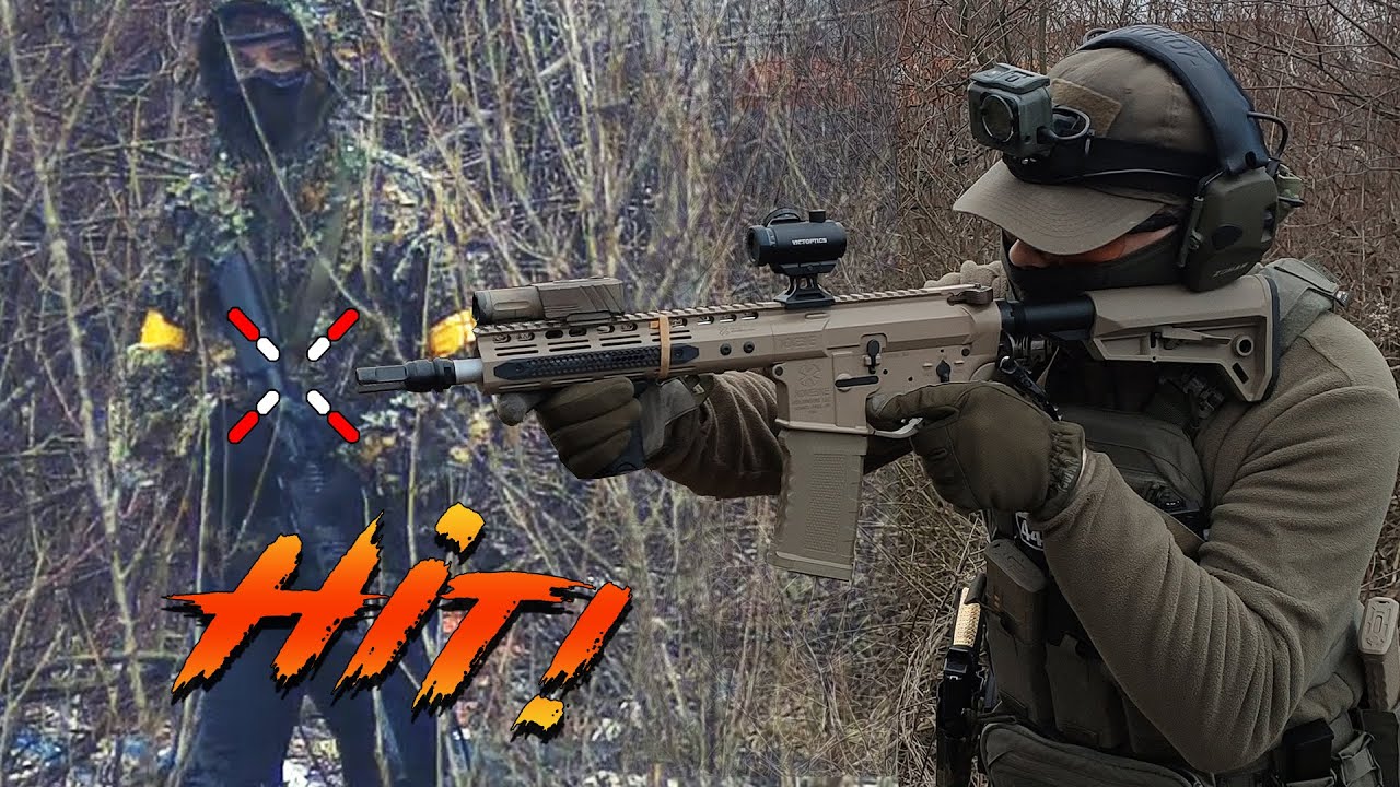 Геймплей страйкбола | Первая игра с EMG Noveske N4 GBB от Double Eagle