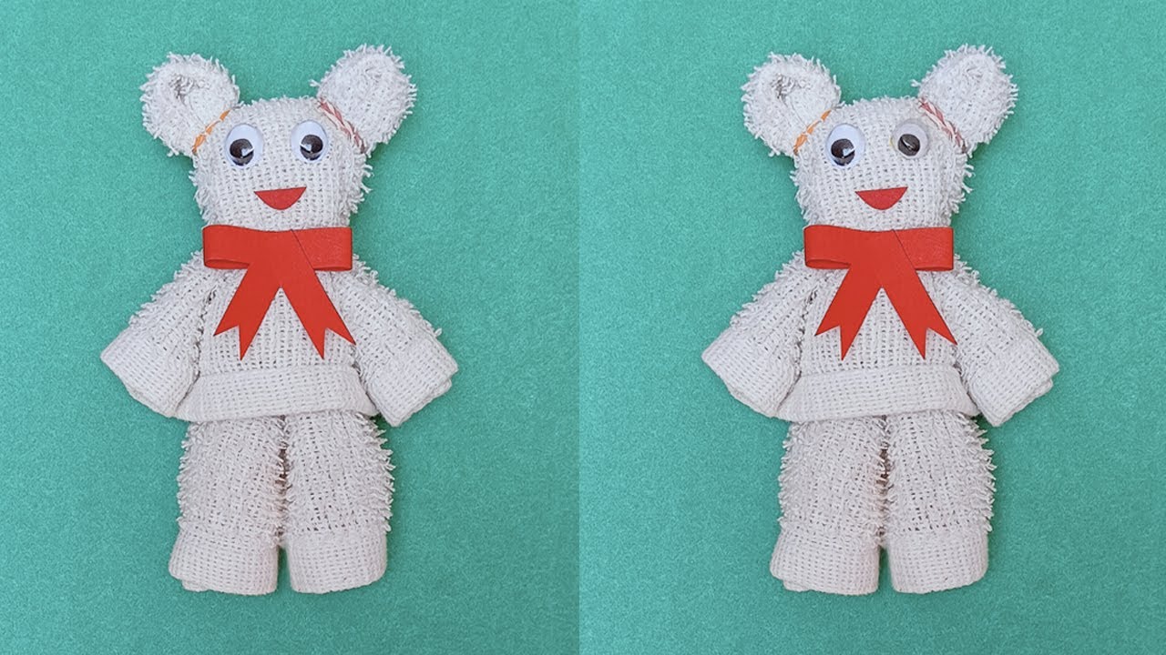 How to Make Teddy Bear with Towel | DIY Teddy Bear | DIY Toys