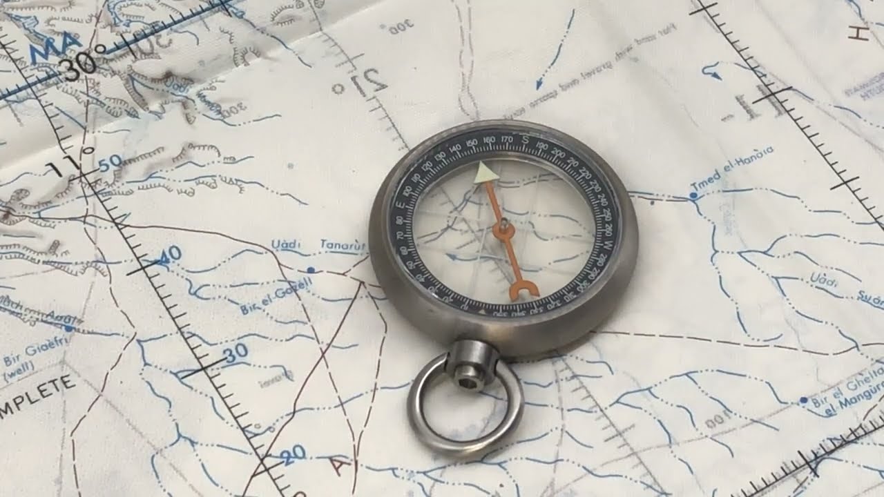 Heirloom Dual Sapphire Titanium Compass