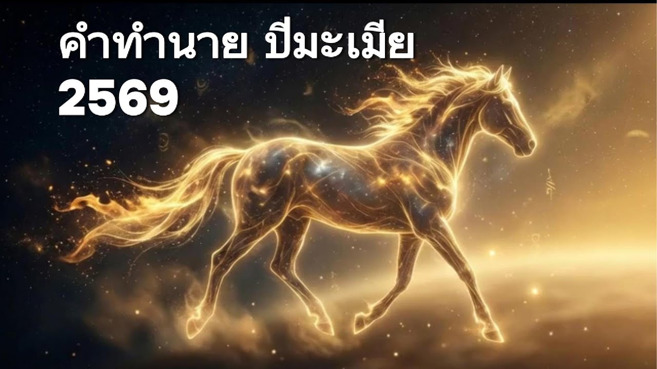 ปีมะเมีย 2569 คำทำนายโบราณ | ม้าทองคำไม่รอคนลังเล ปีมะเมีย 2569 ระวังอะไร | ปีแห่งการเปลี่ยนชีวิต