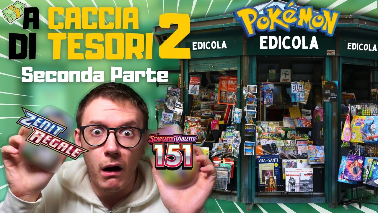 Cerco PACCHETTI e COLLEZIONI Pokemon VINTAGE nelle EDICOLE - Episodio 2 Pt.2 #edicole #cartepokemon