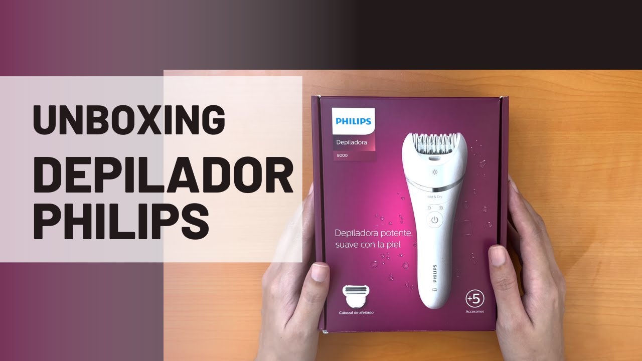 DEPILADOR ELÉTRICO PHILIPS Série 8000 (BRE712/00) - Unboxing mais completo 😉