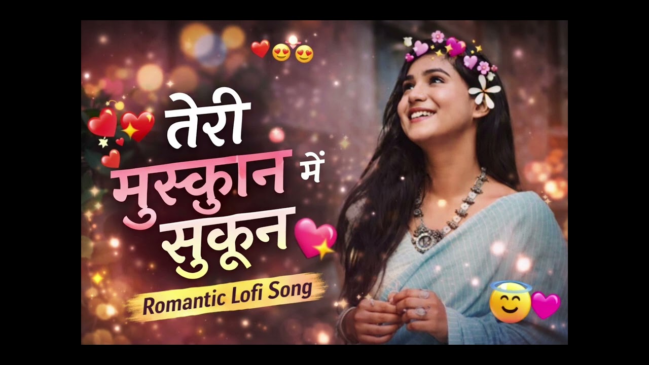  Teri Muskan Mein Sukoon 💖 | Most Beautiful Love Lofi Song | Slowed & Reverb