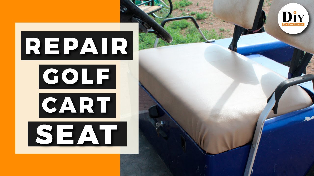 Golf Cart Seat Recovering | How to Repair a Golf Cart Seat