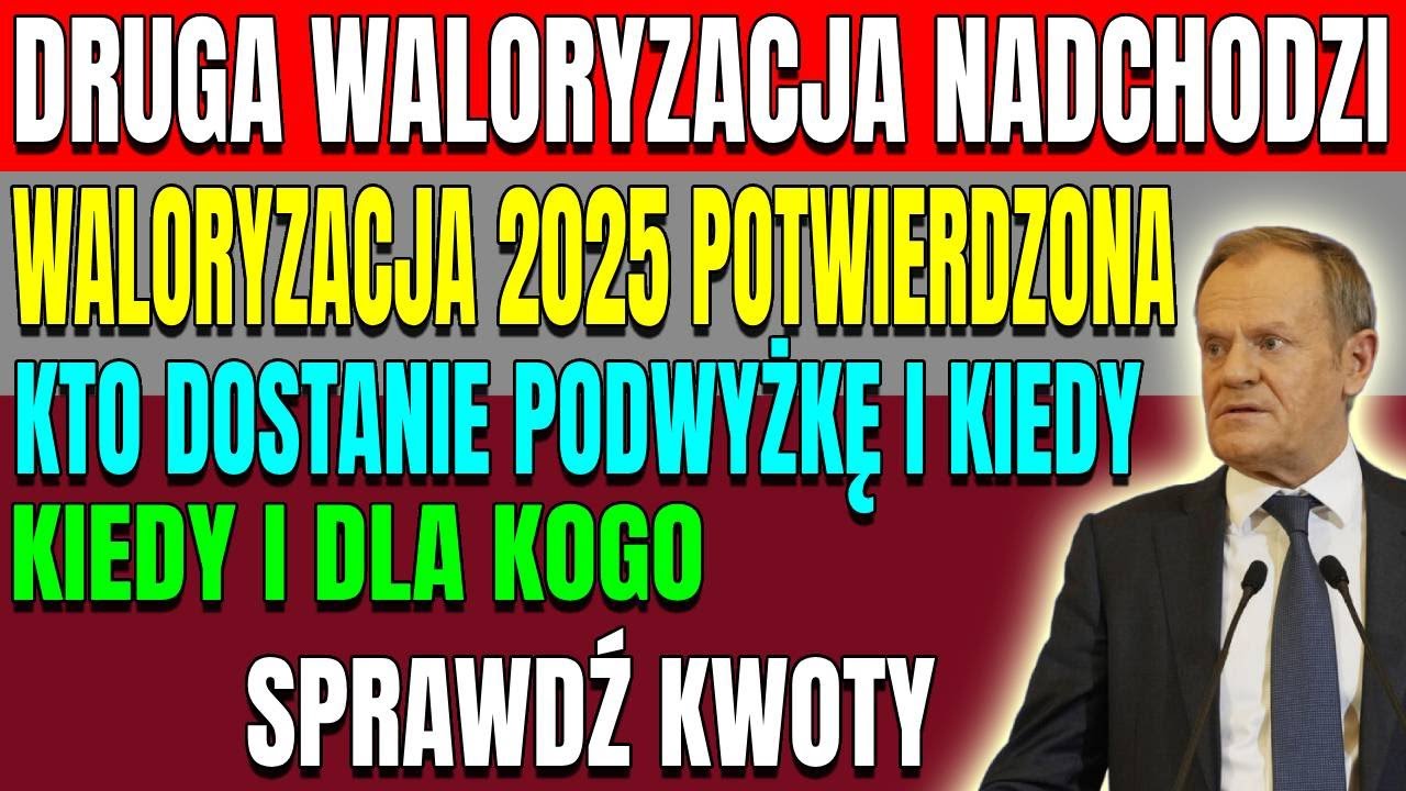 Druga waloryzacja emerytur 2025 potwierdzona! Kto dostanie podwyżkę i kiedy?