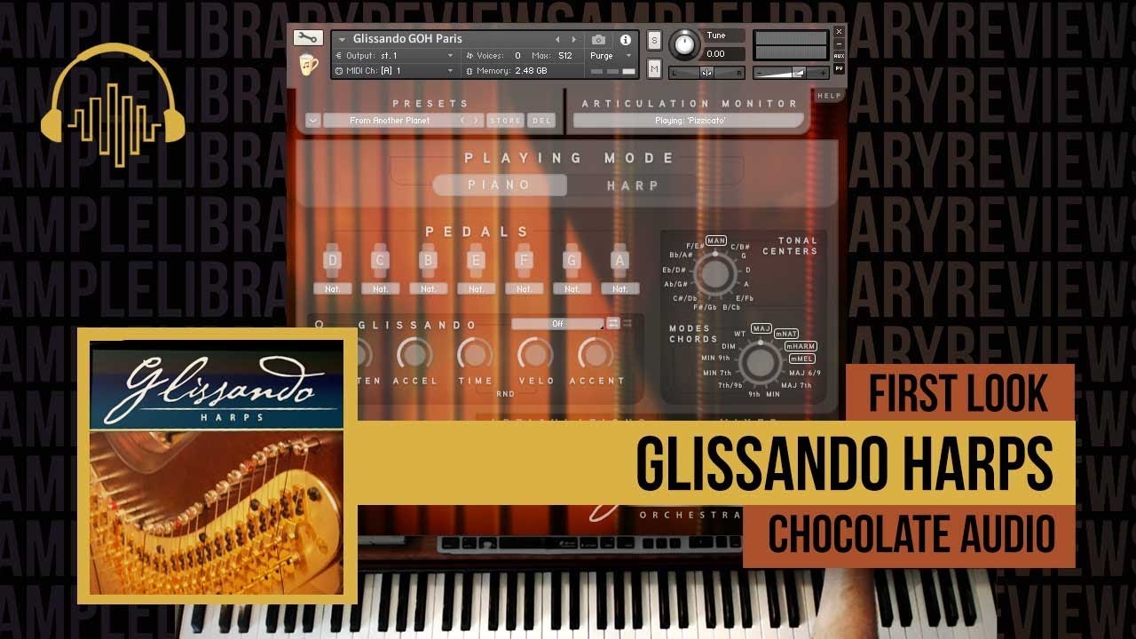 First Look: Glissando Harps by Chocolate Audio
