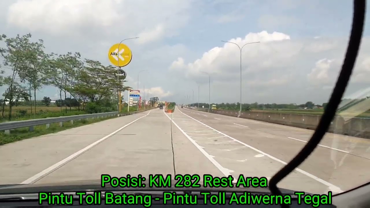 Pekalongan - Tegal | lewat jalan Toll | 07 Januari 2022