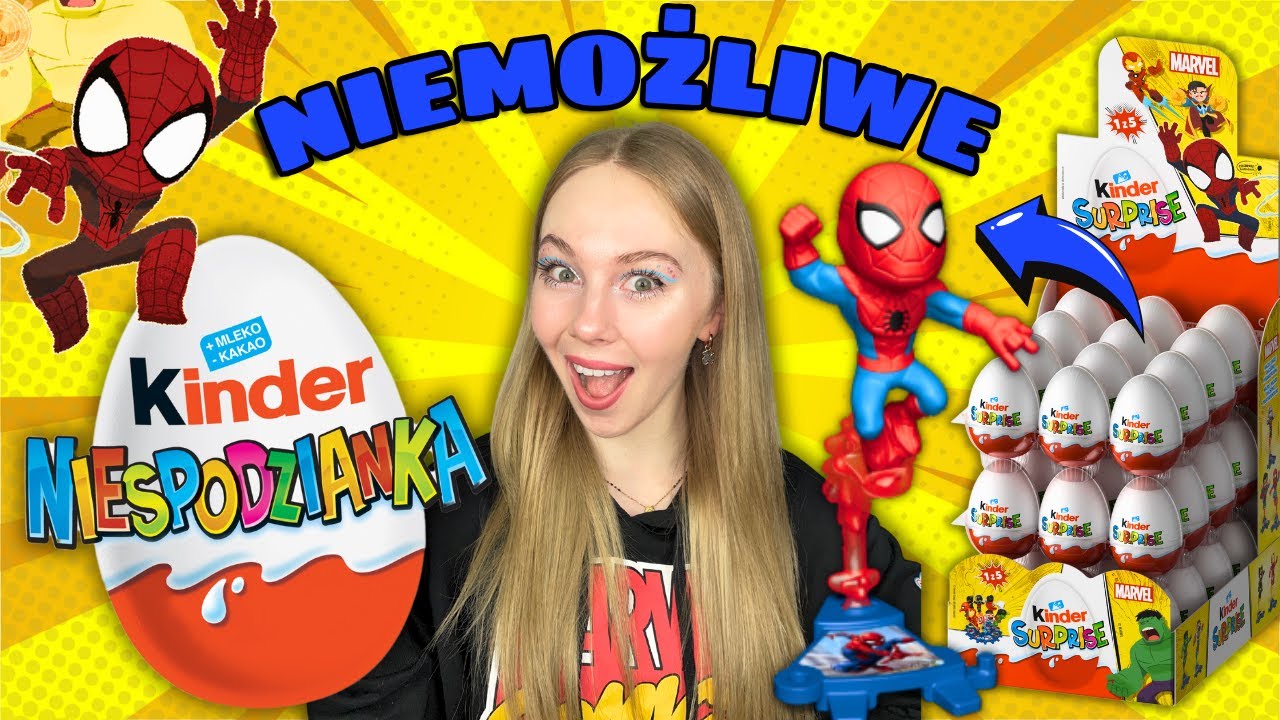 TRAFIŁAM WSZYSTKIE FIGURKI SUPERBOHATER&Oacute;W MARVEL | KINDER | MARVEL | Pattje