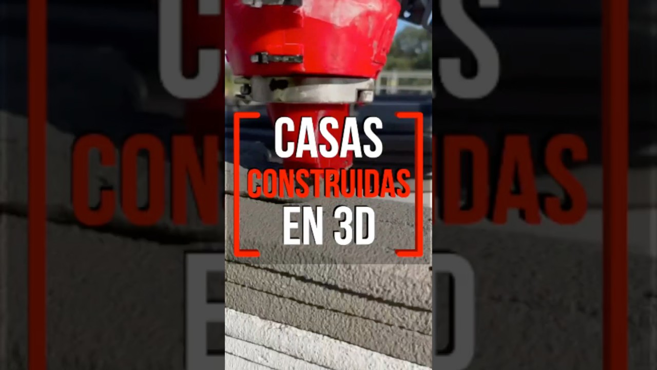 As&iacute; se construyen casas con impresoras 3D 🏠🤯#DatosCuriosos #Tecnolog&iacute;a #Construcci&oacute;n #Innovaci&oacute;n