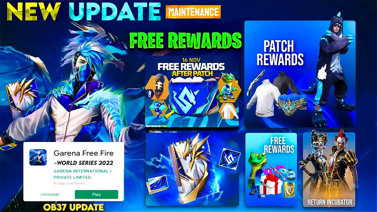 FFWS & OB37 UPDATE ALL FREE REWARDS CLAIM  -