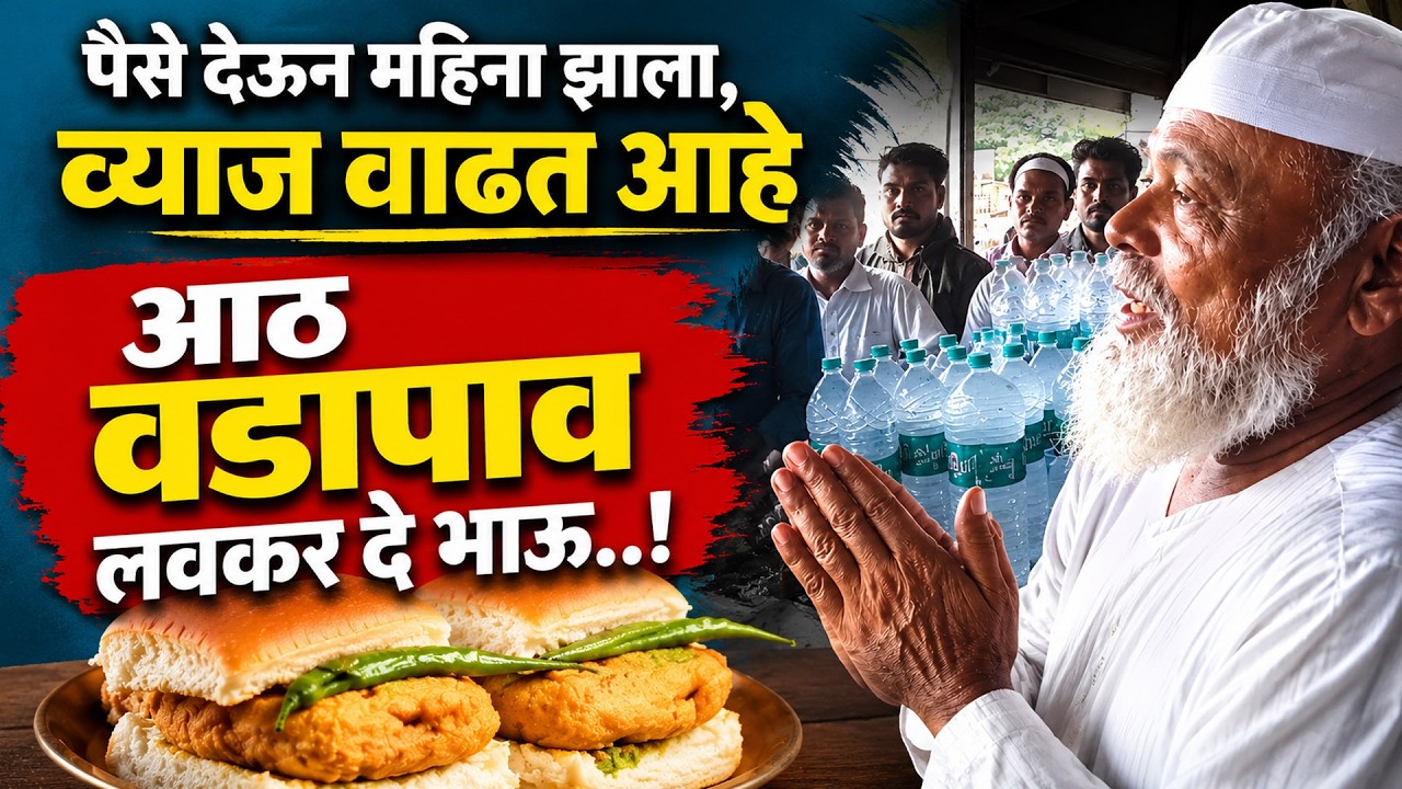 समनापूरचे हटके अन्सार चाचा | Ansar Chacha Dialogue | naseeb vada pav center samnapur |  food