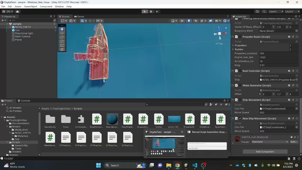 Autonomous Ship Digital Twin