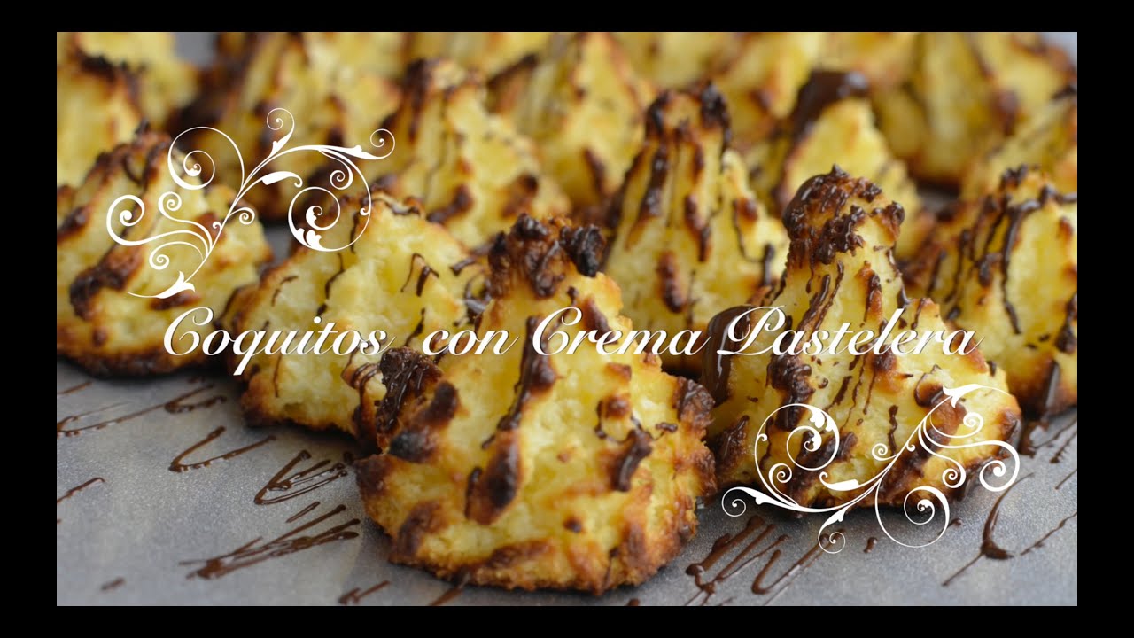 Coquitos con Crema Pastelera | Recetas con Crema Pastelera por chef de mi casa.com