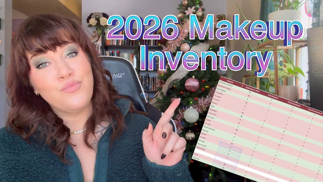 2026 MAKEUP INVENTORY | everything i emptied, decluttered, bought, and was gifted! And 2027 goals!