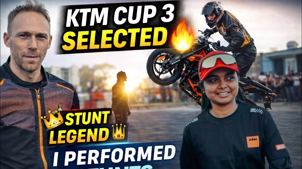 I Got Selected for KTM Cup 😱🏍️ | Met KTM Stunt Legend Rok Bagoros | Bengaluru Vlog |