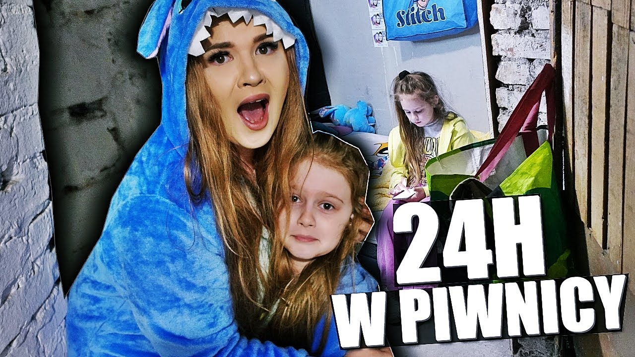 24H W PIWNICY! BYŁO STRASZNIE 😱 SPECJAŁ NA 200 000 💜