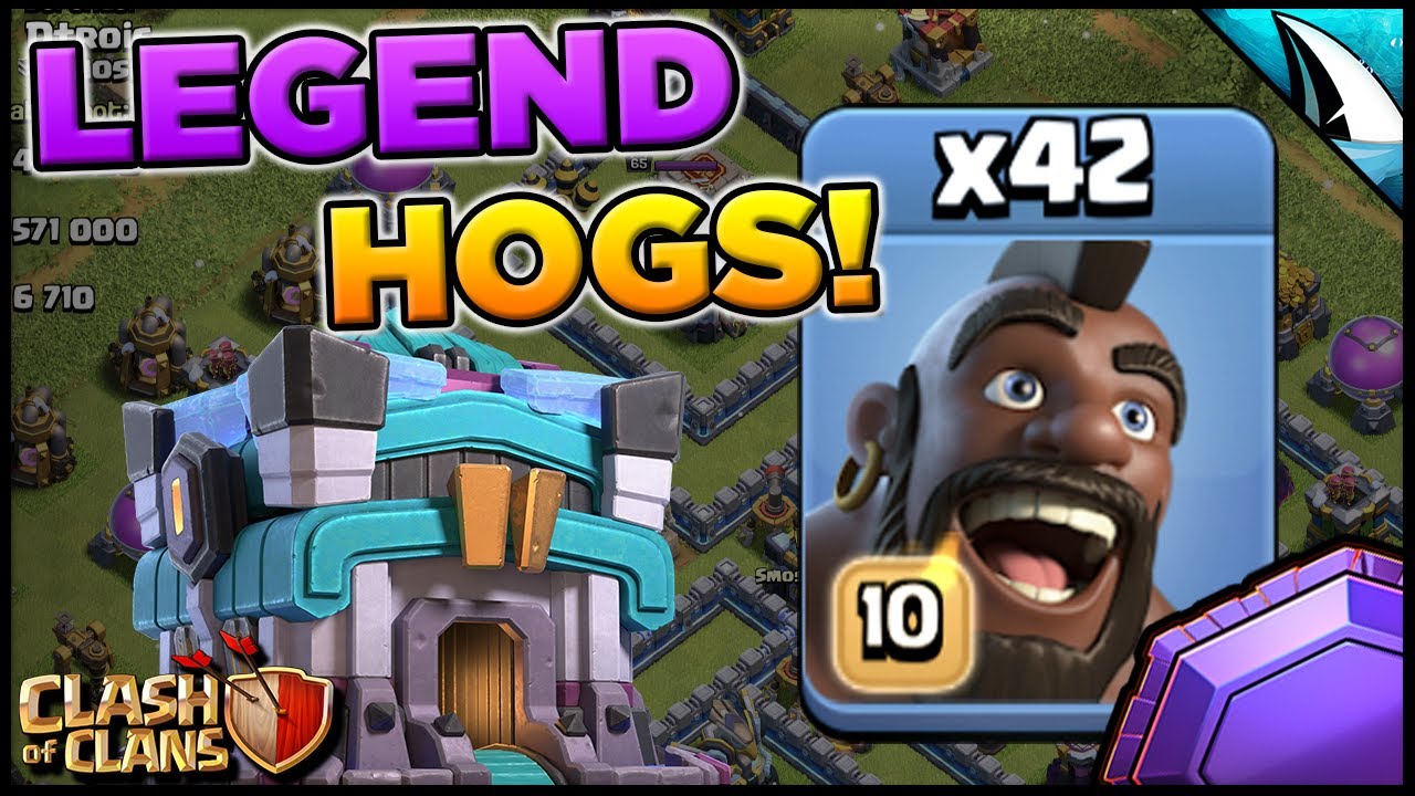 Mass HOGS at Town Hall 13! Wreck the bases on the ground! | Clash of Clans