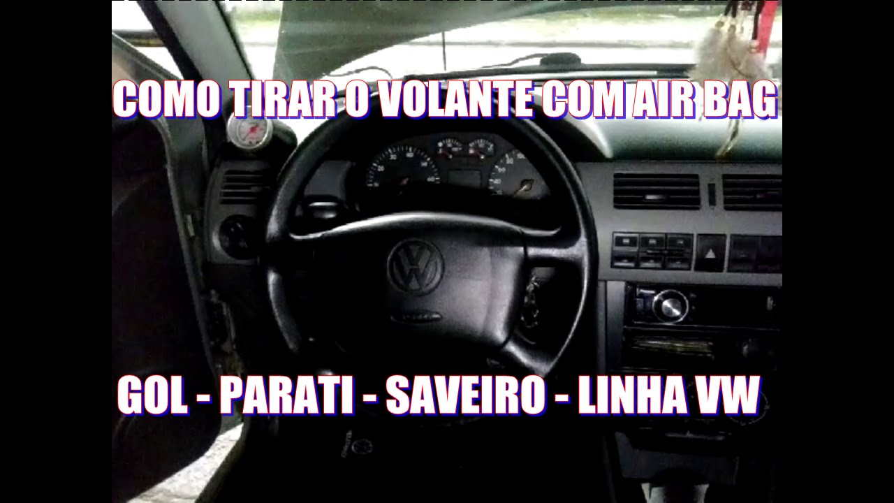 COMO TIRAR O VOLANTE  COM AIR BAG - MECÂNICA MGR  2016