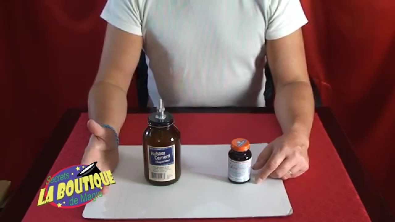Rubber cement - Colle au latex