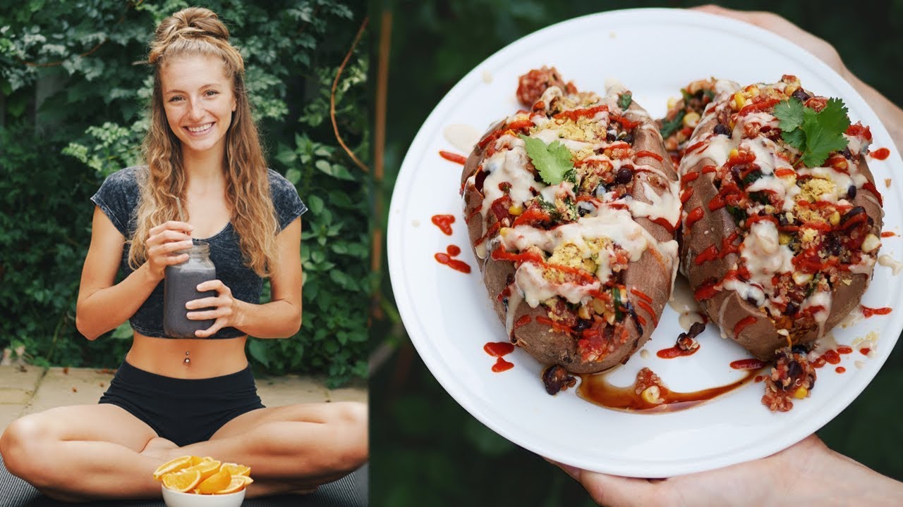 WHAT I EAT IN A DAY/FULL DAY OF EATING | SIMPLE VEGAN RECIPES