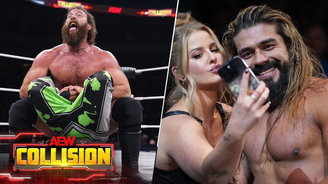 Andrade El Idolo i Mark Davis kontra The Rascalz &ndash; NAJWAŻNIEJSZE MOMENTY MECZU | AEW Collision, 2...
