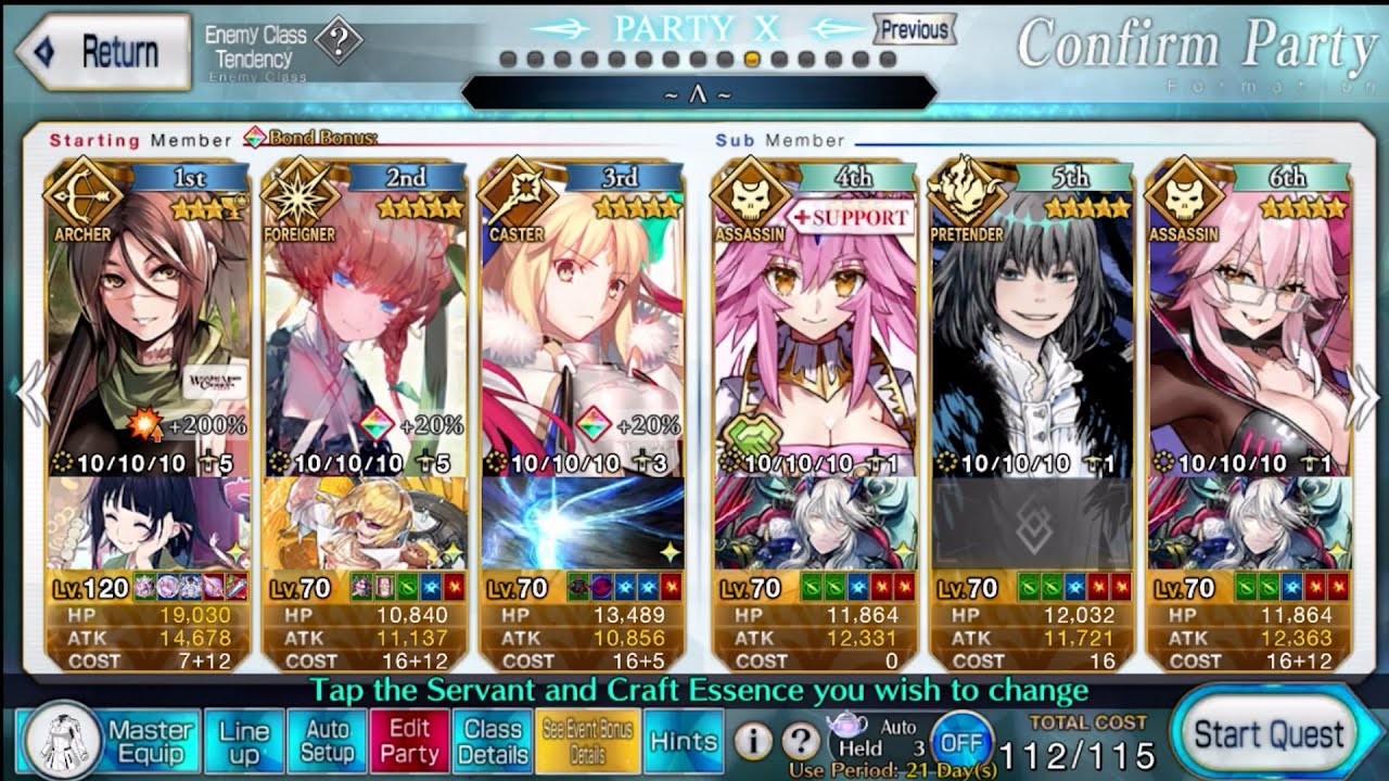 Sugitani 6 Turn (Blade Oni Mode) | [High Difficulty] Zanya Gensou (Samurai Remnant CQ) [FGO NA]