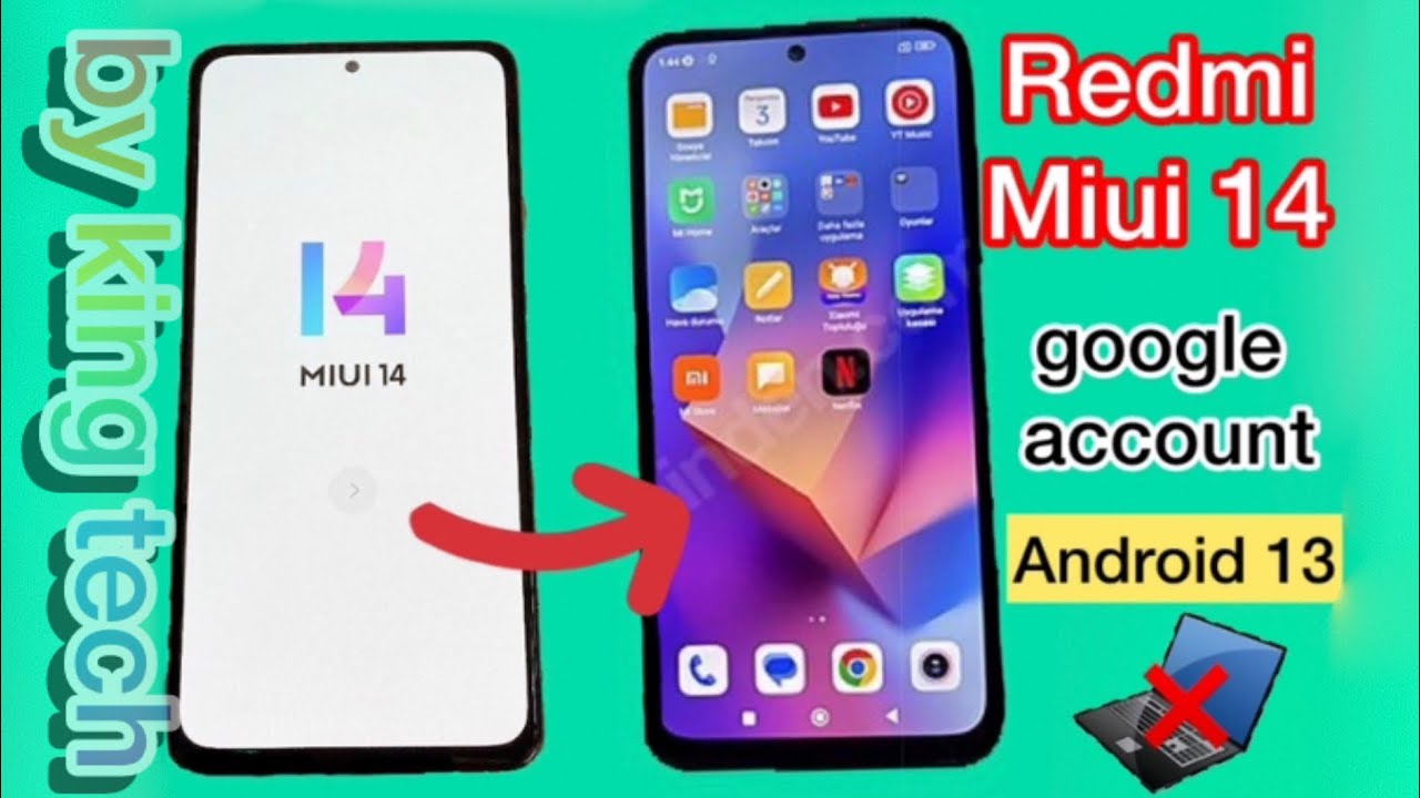 frp google account all Redmi Miui 14 Android 13 New method